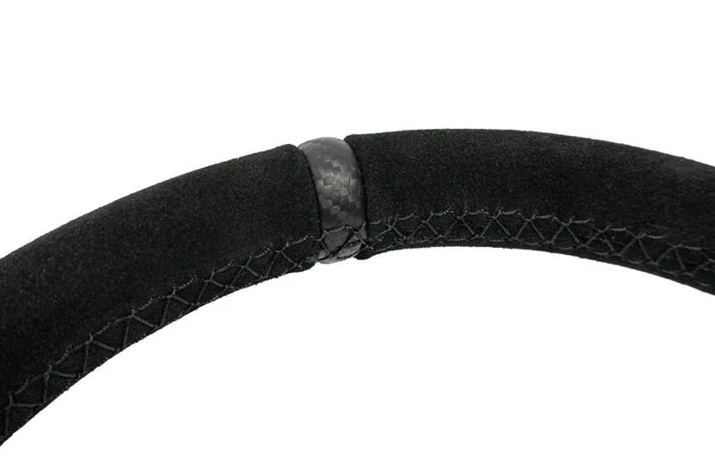PRP Heated Comp-R Suede Steering Wheel - Black - Back View