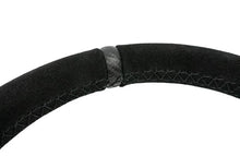 Load image into Gallery viewer, PRP Heated Comp-R Suede Steering Wheel - Black - Back View