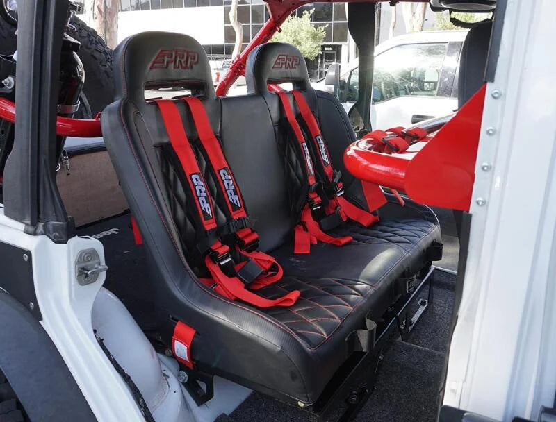 PRP Jeep JKU/JLU Rear Seat or Bench Mount - Back View