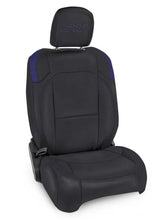 Load image into Gallery viewer, PRP Jeep Wrangler JL Front Seat Covers - 2 door- with Molle Back (Pair) - Black/Purple - Main Product View