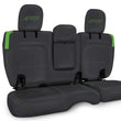 Load image into Gallery viewer, PRP Jeep Wrangler JL Rear Bench CoversU - 4 door with Armrest - Black/Green