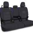 Load image into Gallery viewer, PRP Jeep Wrangler JT Rear Bench Covers - with Armrest - Black/Purple