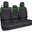 Load image into Gallery viewer, PRP Jeep Wrangler JT Rear Bench Covers - with no Armrest - Black/Green