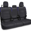 Load image into Gallery viewer, PRP Jeep Wrangler JT Rear Bench Covers - with no Armrest - Black/Purple