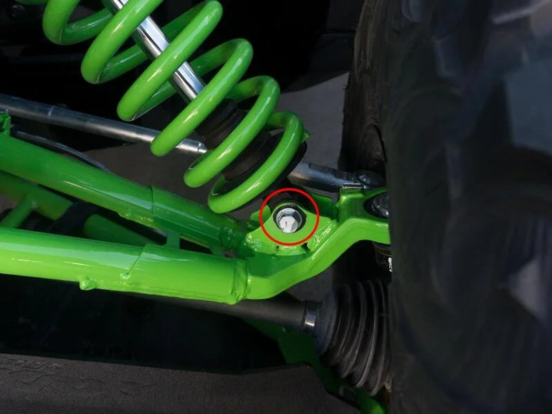 PRP Kawasaki KRX 1000 Rear Limit Strap Kit - Installation View