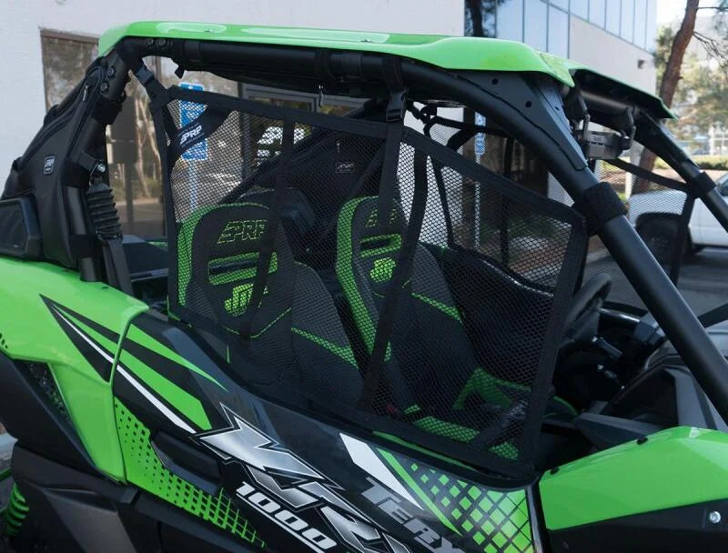 PRP Kawasaki KRX Mesh Window Net Set - Installation View