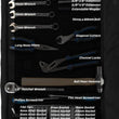 Load image into Gallery viewer, PRP Kawasaki KRX Roll Up Tool Bag w/ 35pc Tool Kit - Installation View