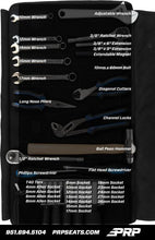 Load image into Gallery viewer, PRP Kawasaki KRX Roll Up Tool Bag w/ 35pc Tool Kit - Installation View
