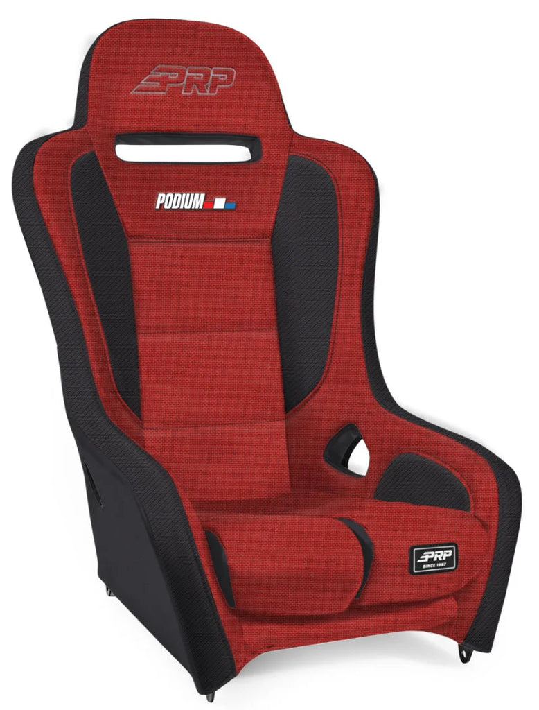 PRP Podium Elite Suspension Seat- Red/Black - Main Product View