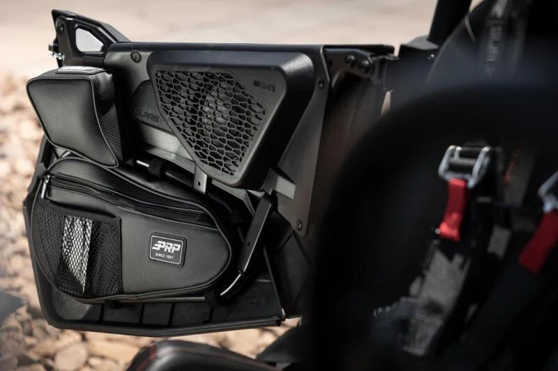 PRP Polaris RZR Lower Door Bags (Pair) - Installation View