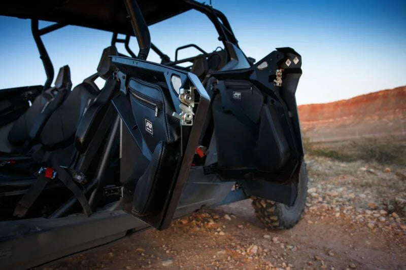PRP Polaris RZR PRO XP4/PRO R4/Turbo R4 Rear Door Bags (Pair) - Back View