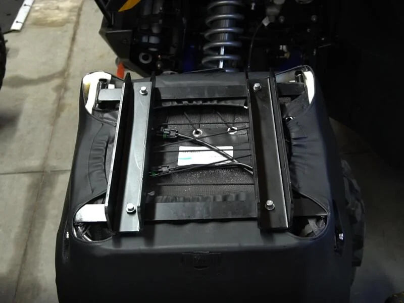 PRP Polaris RZR Pro XP/Pro R/Turbo R  Front Seat Mounts (2 Door) - Pair - Side View
