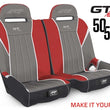 Load image into Gallery viewer, PRP Polaris RZR S 900/XP 1000/Turbo/Turbo S GT/S.E. 50/50 Front Suspension Bench Seat - Main Product View