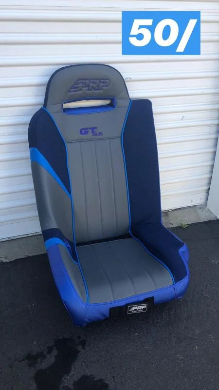 PRP Polaris RZR S 900/XP 1000/Turbo/Turbo S GT/S.E. 50/50 Front Suspension Bench Seat - Back View