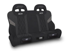 Load image into Gallery viewer, PRP Polaris RZR XCR Quick Release Rear Suspension Bench Seat Diamond Stich - Blk/Gray