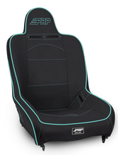 Load image into Gallery viewer, PRP Premier High Back Suspension Seat- Black/Teal Vinyl