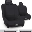 Load image into Gallery viewer, PRP Premier High Back Suspension Seats Kit for Jeep Wrangler CJ7/YJ (Pair) - Black - Main Product View