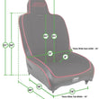 Load image into Gallery viewer, PRP Premier Low Back Suspension Seat - Side View