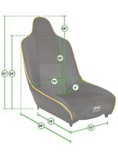Load image into Gallery viewer, PRP Roadster High Back Suspension Seat - Detail View
