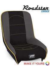 Load image into Gallery viewer, PRP Roadster Low Back Suspension Seat - Side View