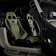 Load image into Gallery viewer, PRP Seats 97-02 Jeep Wrangler TJ Enduro Elite Suspension Seat Crawl Edition (Pair) - Black - Side View
