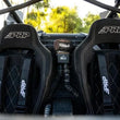 Load image into Gallery viewer, PRP Contour Suspension Seat - Black Cloth - Back View