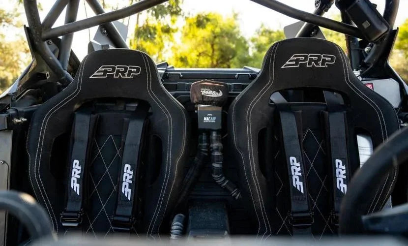 PRP Contour Suspension Seat - Whiskey - Back View