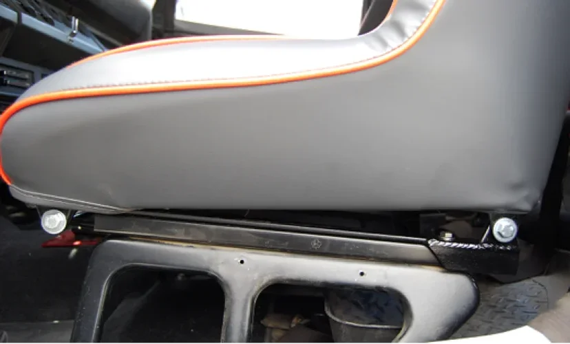 PRP Jeep CJ7/YJ Seat Adapter Mount  (Driver Side) - Back View