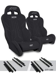 PRP Seats XCR Suspension Seats Kit fits 2005-2006 / 2014-2025 Polaris General / 900 Fusion / General 1000 / General 1000 D...