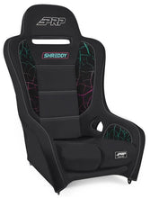 Load image into Gallery viewer, PRP Shreddy Edition Podium Suspension Seat - Cracked/Black - Main Product View