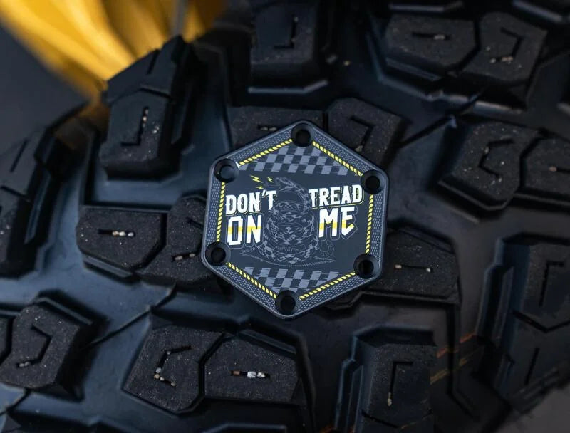 PRP Steering Wheel Center Cap - Dont Tread on Me - Detail View