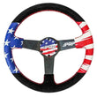 Load image into Gallery viewer, PRP Steering Wheel Center Cap - New Glory Stars and Stripes - Detail View