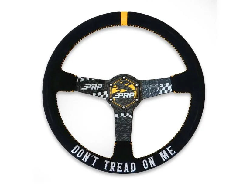 PRP Steering Wheel Center Cap - Snake - Back View