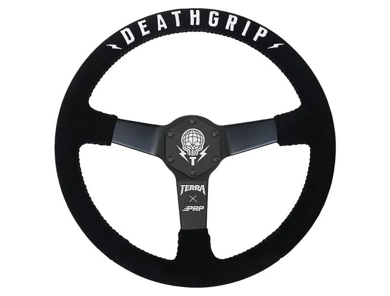 PRP Terra Crew Death Grip Steering Wheel Center Cap - Side View