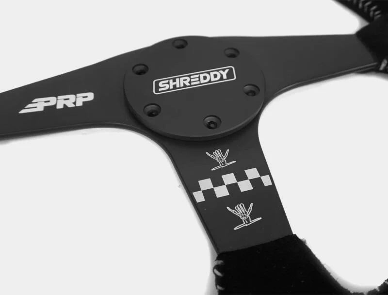 PRP x Shreddy Shred Fast Steering Wheel - Flat - Detail View
