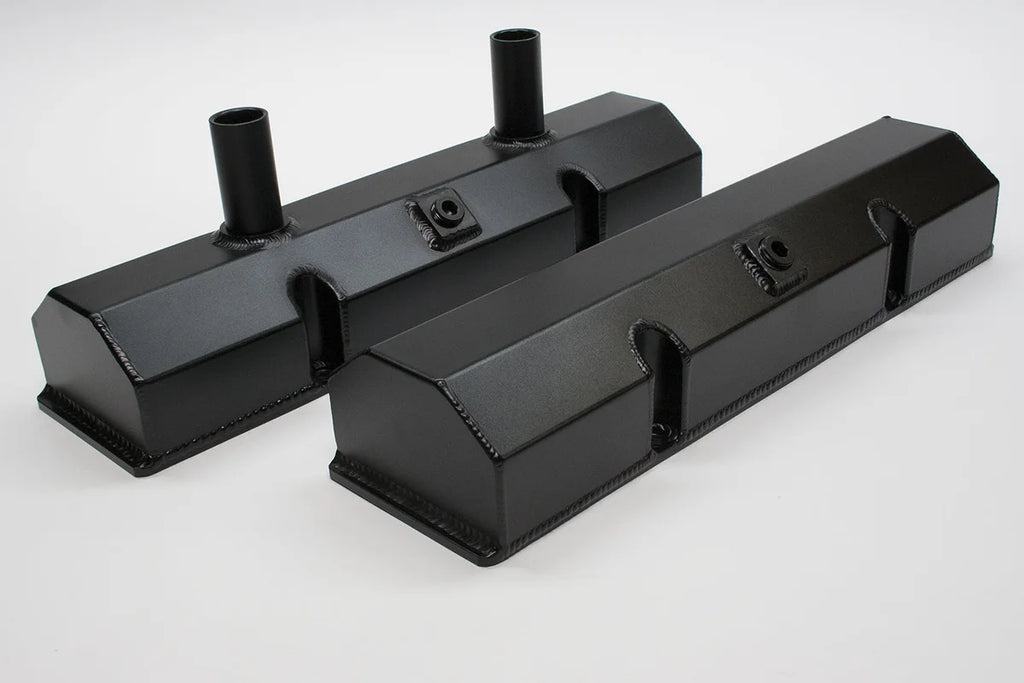 PRW Fab Alm Valve Cover Set 4035047 fits SBC