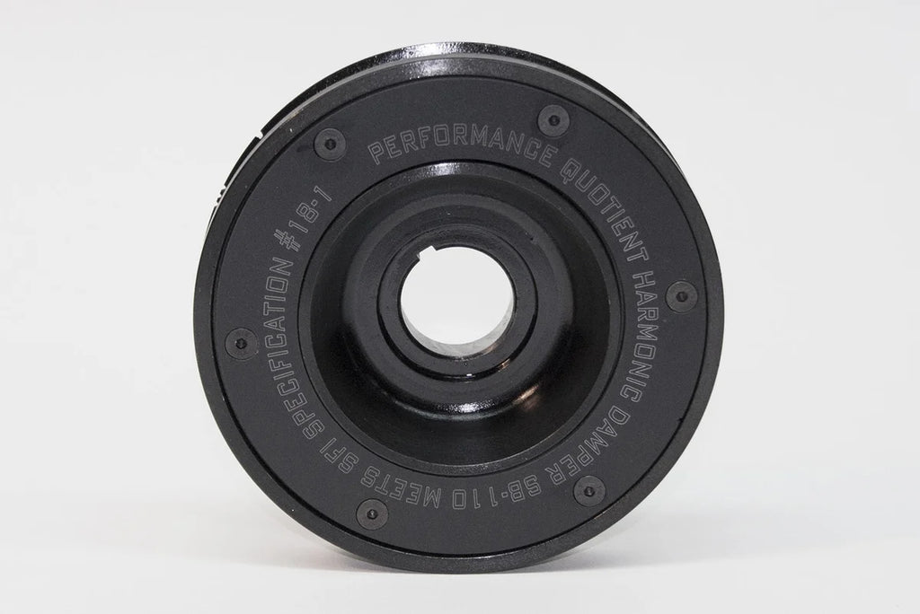 PRW PQx SFI-Rated Racing Steel Damper 2411040 - Side View