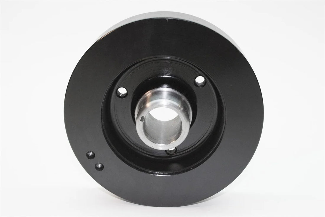 PRW PQx SFI-Rated Racing Steel Damper 2426540 fits 1955-1989 1991-2000 Avanti / Buick / Cadillac and more - Back View