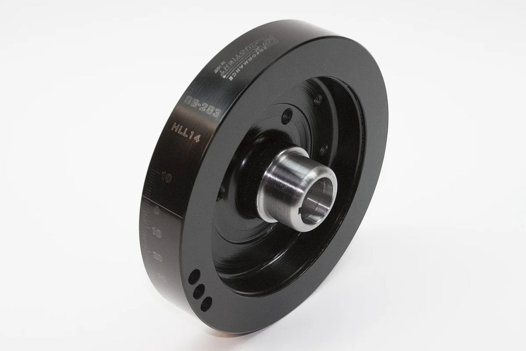PRW PQx SFI-Rated Racing Steel Damper 2428340 - Side View