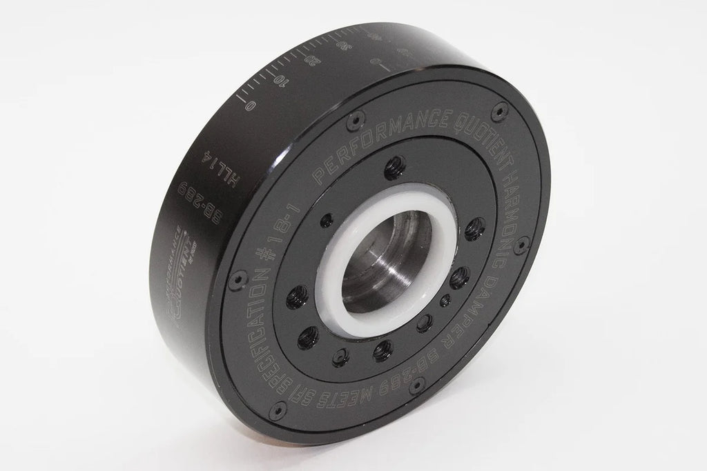 PRW PQx SFI-Rated Racing Steel Damper 2428941 - Side View