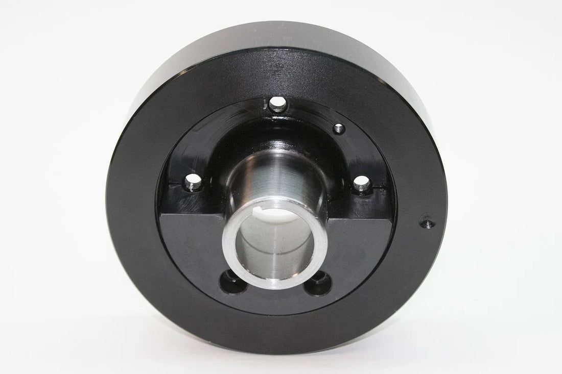 PRW PQx SFI-Rated Racing Steel Damper 2430241 - Side View