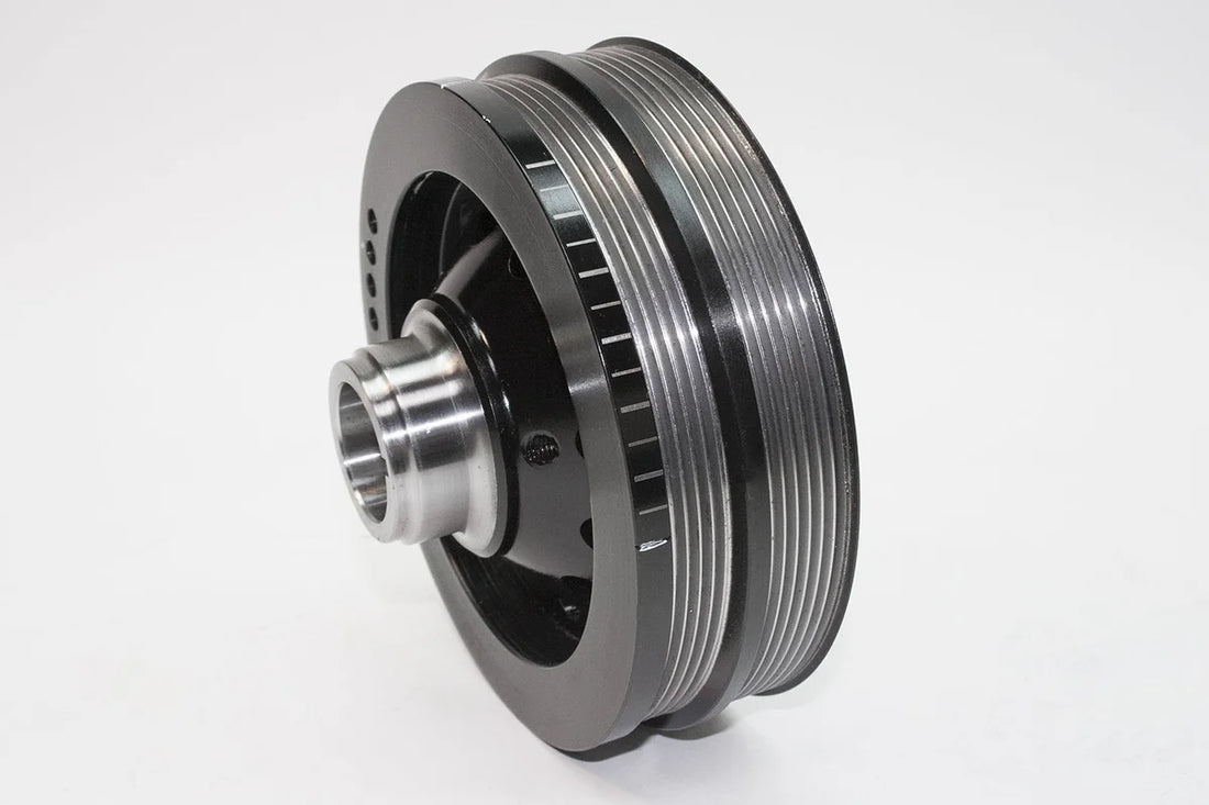 PRW PQx SFI-Rated Racing Steel Damper 2434640 - Side View