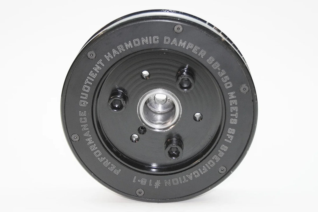 PRW PQx SFI-Rated Racing Steel Damper 2435040 - Back View