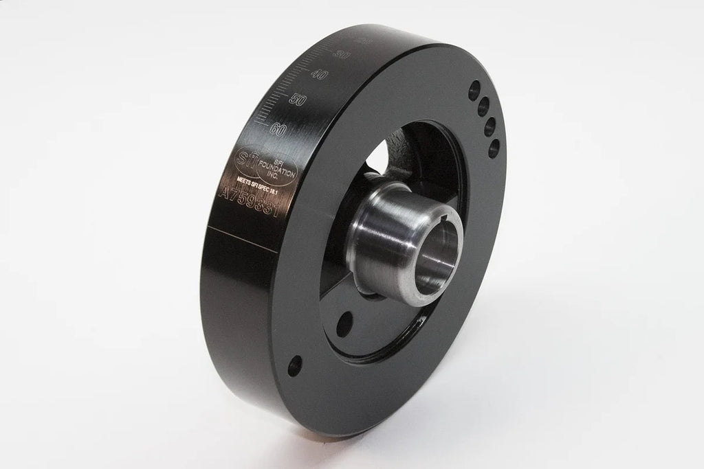 PRW PQx SFI-Rated Racing Steel Damper 2438341 - Back View