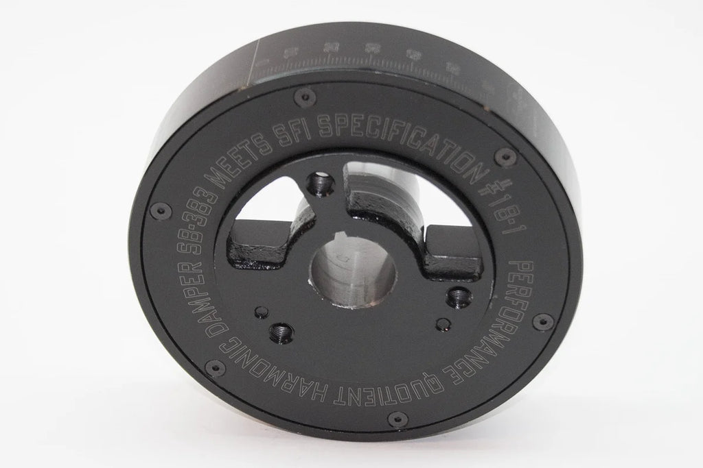 PRW PQx SFI-Rated Racing Steel Damper 2438341 - Installation View