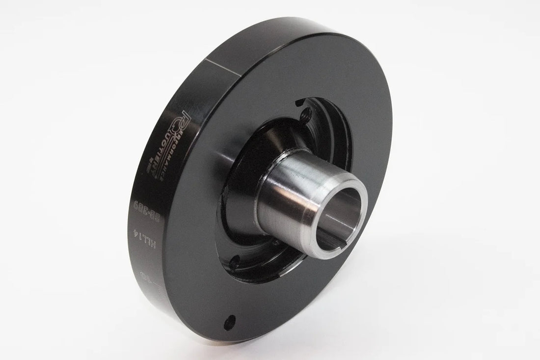 PRW PQx SFI-Rated Racing Steel Damper 2438940 - Installation View
