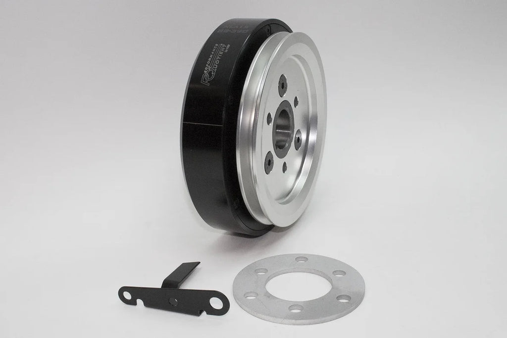 PRW PQx SFI-Rated Racing Steel Damper 2439040 - Side View