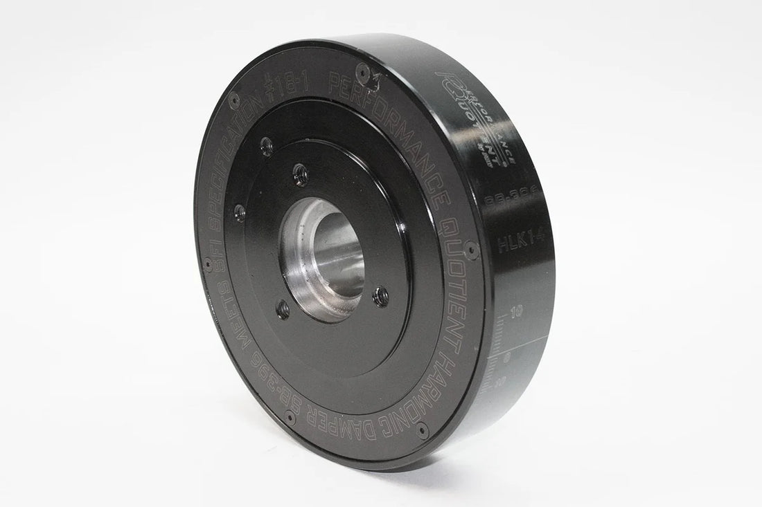 PRW PQx SFI-Rated Racing Steel Damper 2439640 - Side View