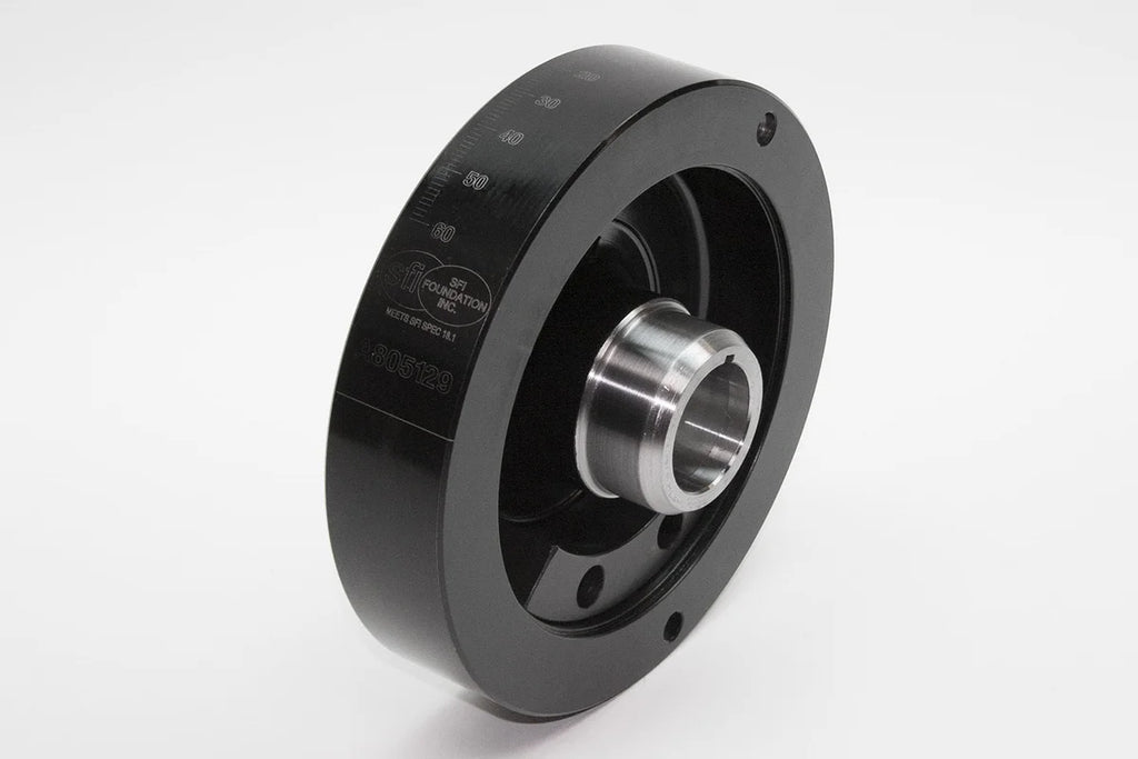 PRW PQx SFI-Rated Racing Steel Damper 2445441 - Side View