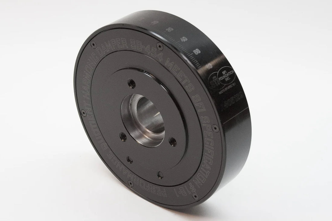 PRW PQx SFI-Rated Racing Steel Damper 2445441 - Installation View